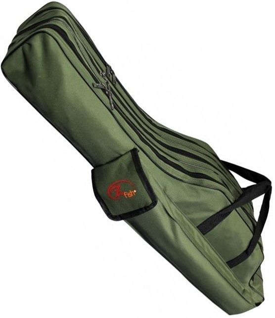 Husa Zfish Holdall, 3 Compartimente, Kaki, 130cm