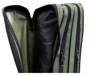 Husa Zfish Holdall, 3 Compartimente, Kaki, 130cm