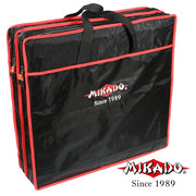 Husa juvelnic Mikado Red Black 2 COMPARTIMENTE PATRATA 63x63x18cm