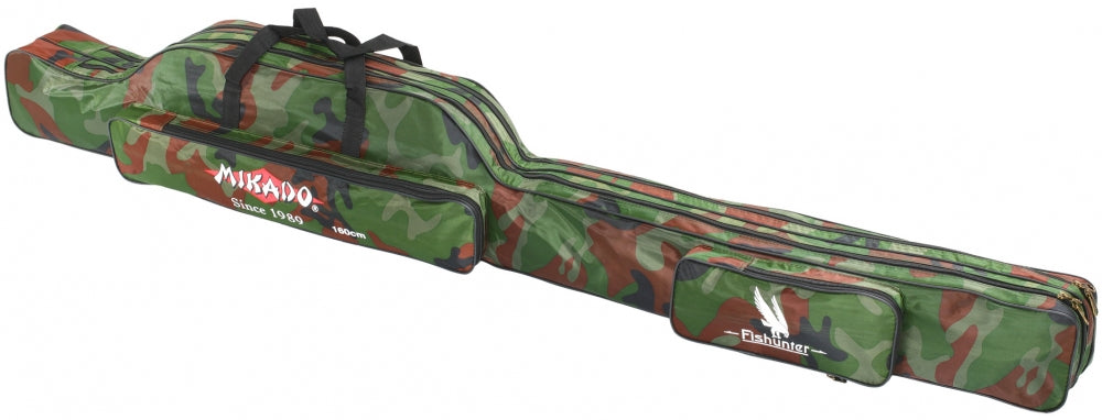 Husa lansete Mikado Camuflaj 2 compartimente 80cm
