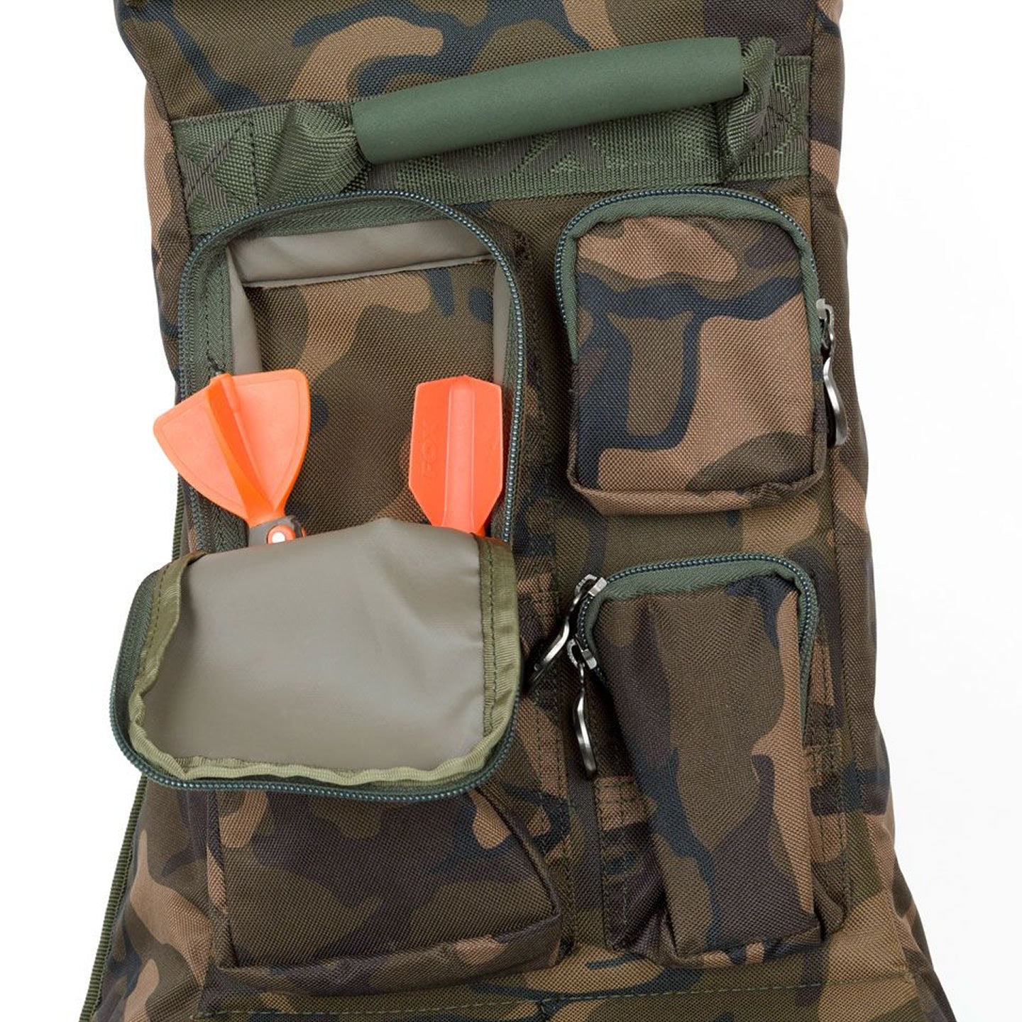 Husa pentru 2 Lansete cu Mulinete FOX Camolite 12ft 2+2 Rod Case, 25x21x197cm