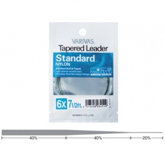 INAINTAS MONOFILAMENT VARIVAS FLY STANDARD NYLON 5X 9FT/2.74m