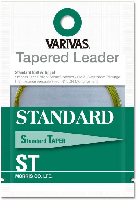 Inaintas Varivas Fly Tapered Leader Standard ST 2x12FT, 0.235mm-0.56mm, 7.3m, 2buc/pac