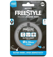 Inaintas fluorocarbon Spro Freestyle Reload Jigging Rigs 68cm
