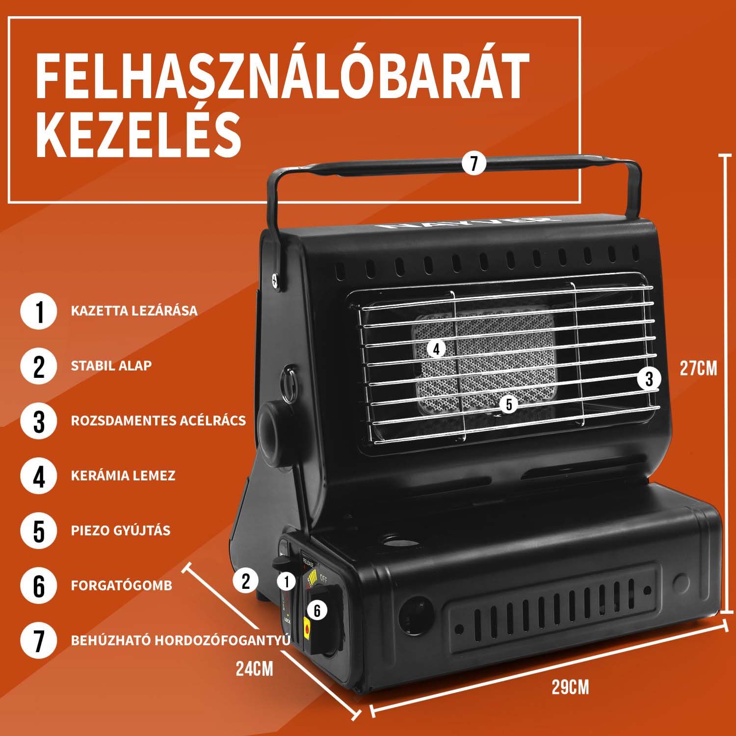 Incalzitor Cort  Nevis 1300W