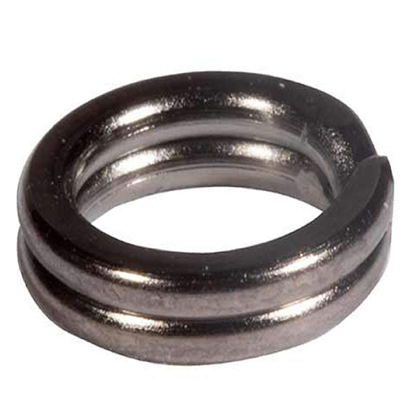 Inele Despicate Fox Rage Srike Point Stainless Steel Large, 10buc