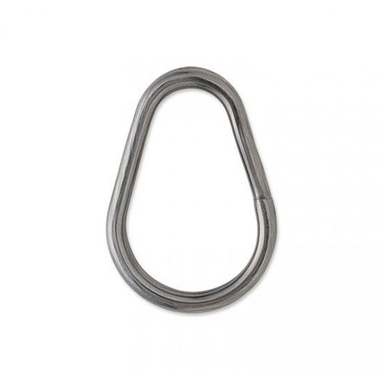 Inele Despicate VMC Ovale Black Nickel 10buc/plic