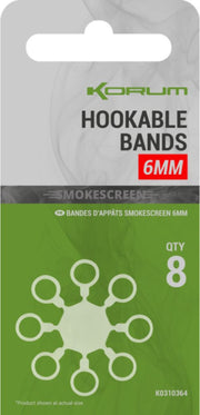 Inele Elastice KORUM Smokescreen Hookable Bands