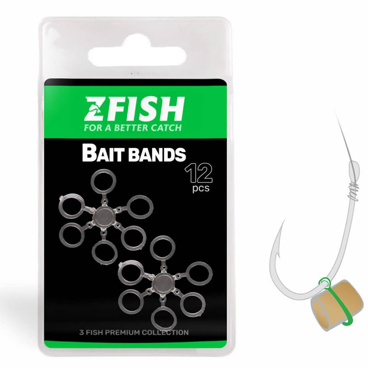 Inele Elastice ZFISH Bait Bands 12buc/pac