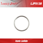 Inele despicate Lucky John Solid Rings 10buc/plic