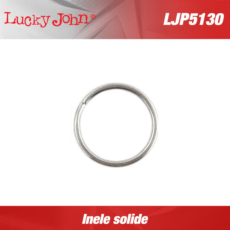 Inele despicate Lucky John Solid Rings 10buc/plic