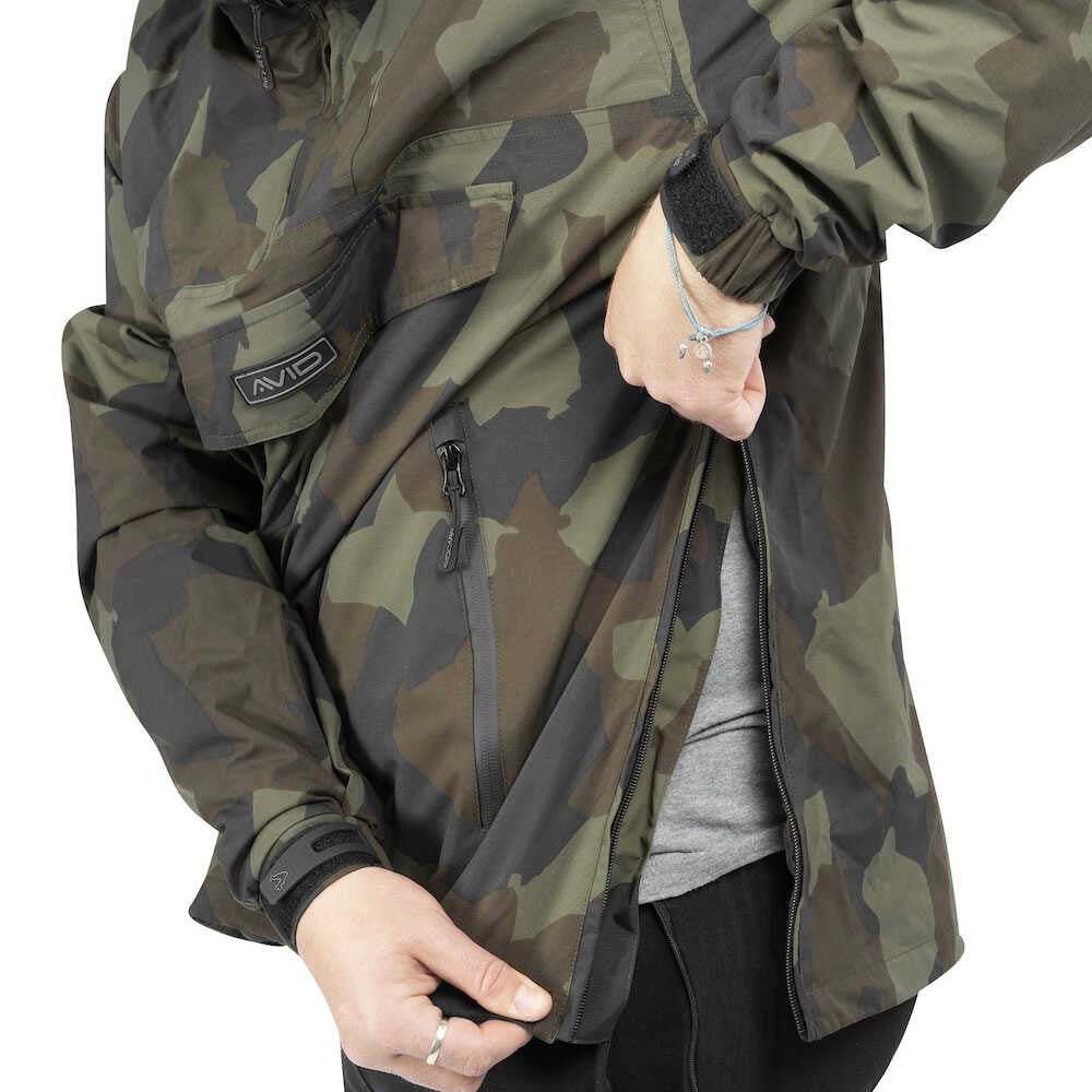 JACHETA AVID CARP RIPSTOP CAMO PULLOVER JACKET
