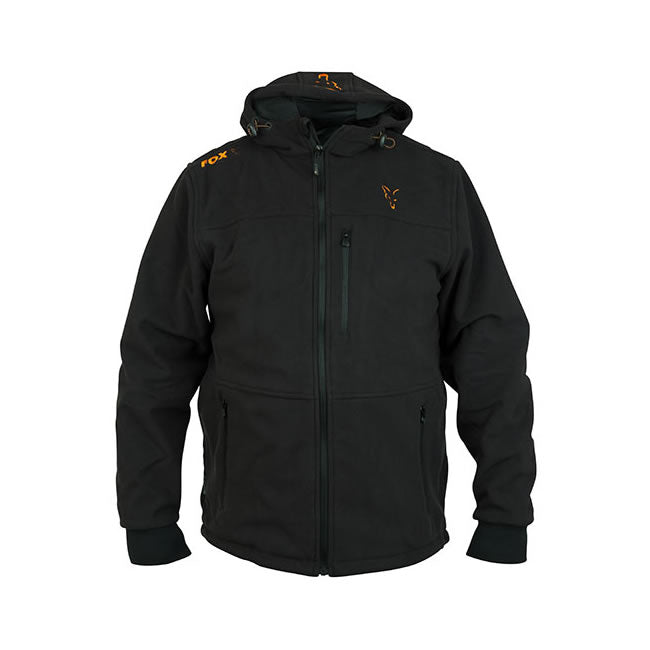 JACHETA CU GLUGA FOX WIND BLOCKER HOOD BLACK/ORANGE