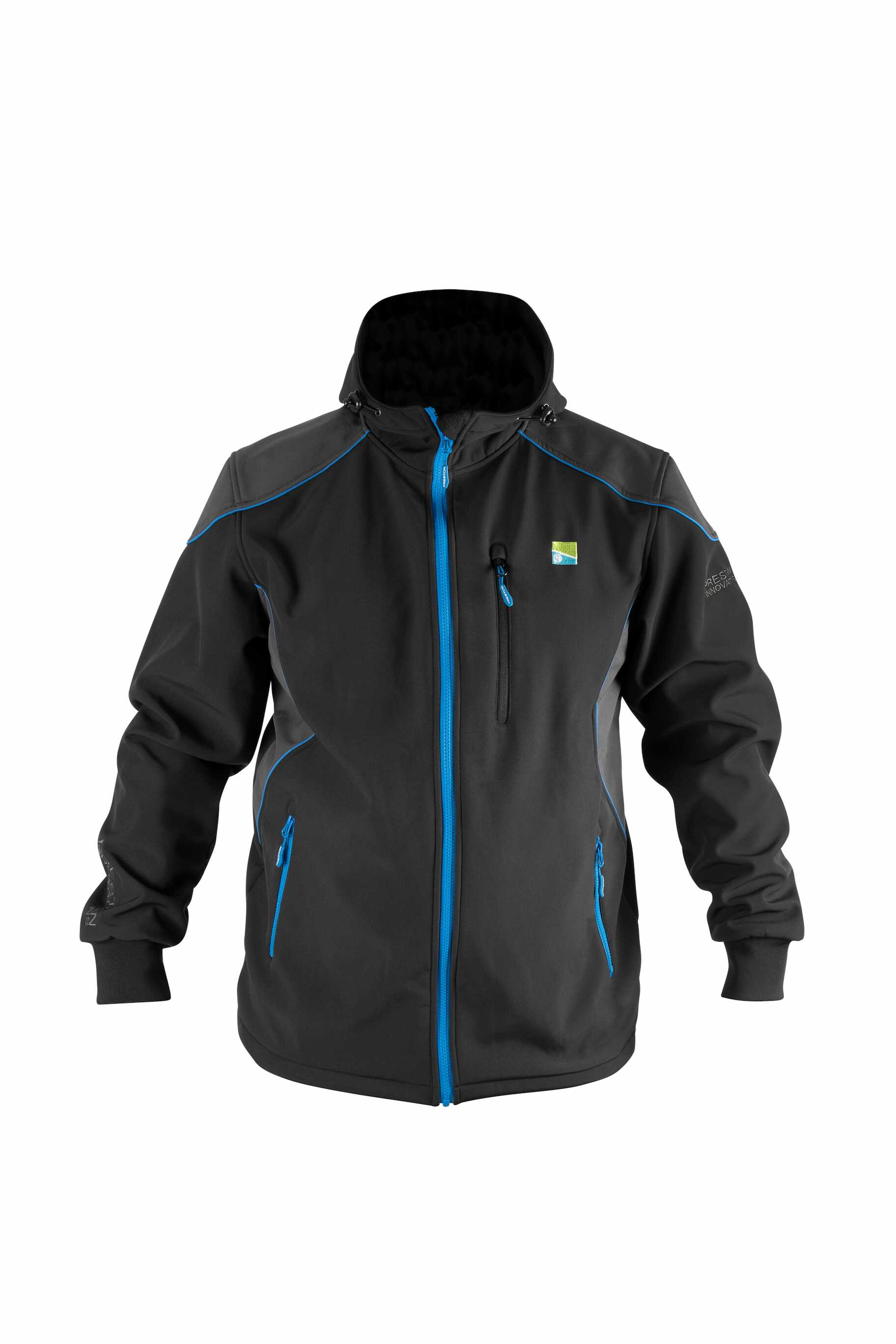 JACHETA PRESTON SOFT SHELL JACKET BLUE BLACK