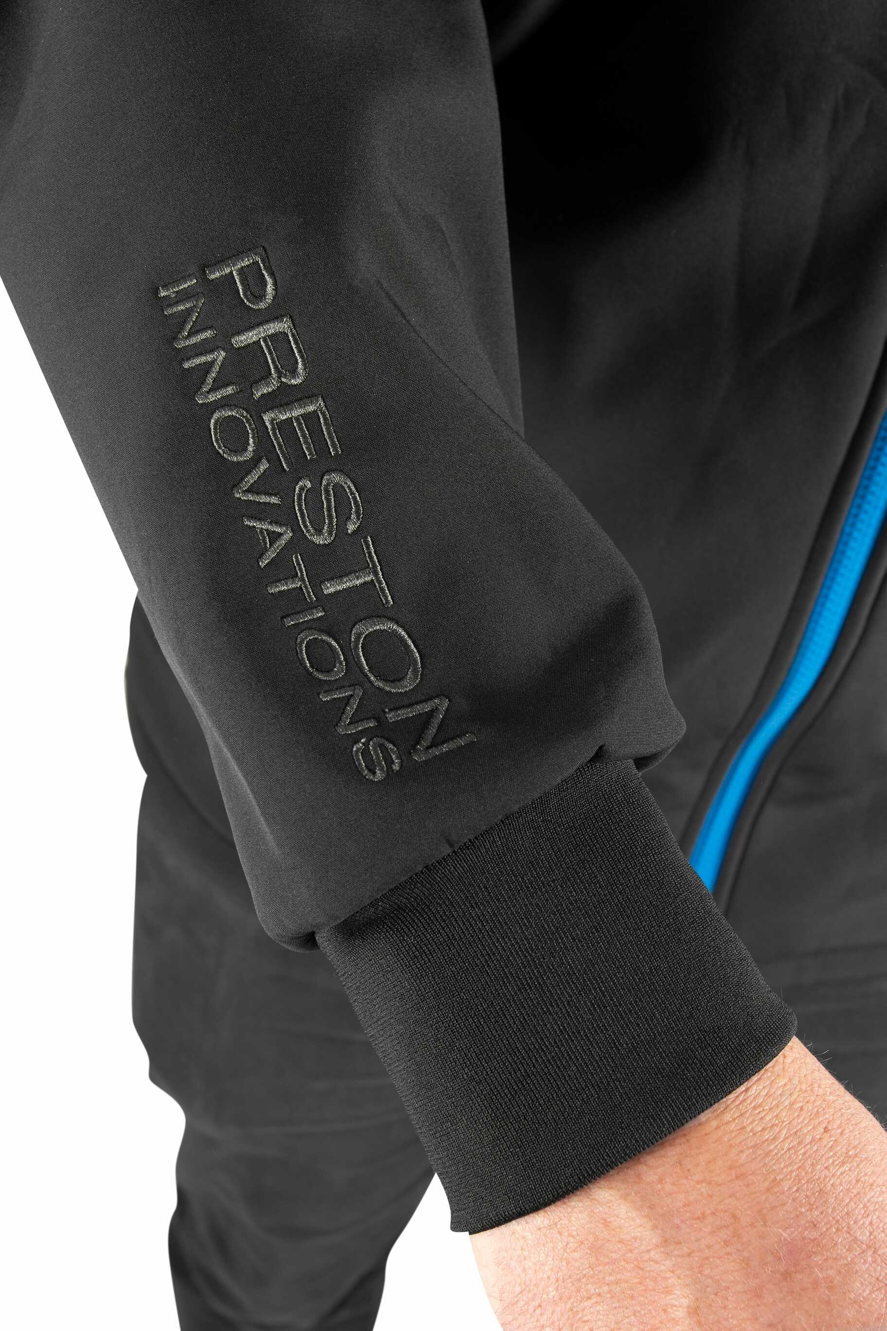 JACHETA PRESTON SOFT SHELL JACKET BLUE BLACK