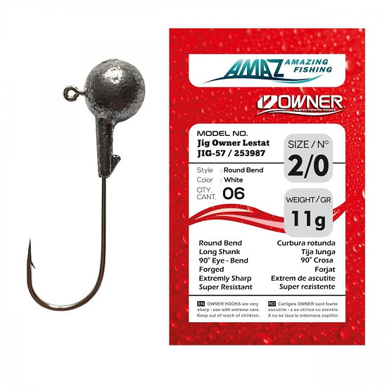 JIG Owner Lestat No.2/0 7gr Jig-57 253987 White