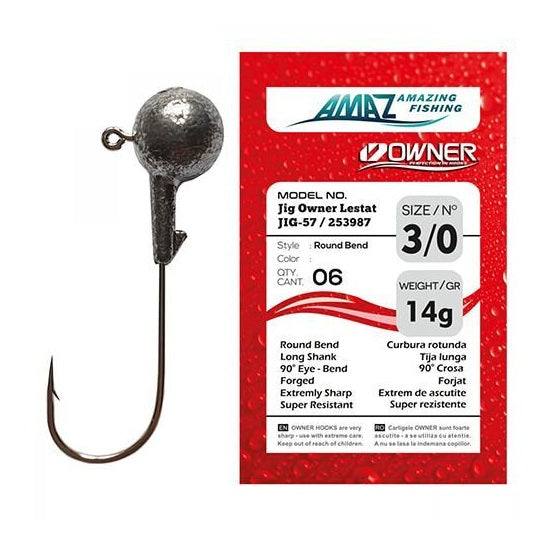 JIG Owner Lestat No.3/0 9gr Jig-57 253987 White