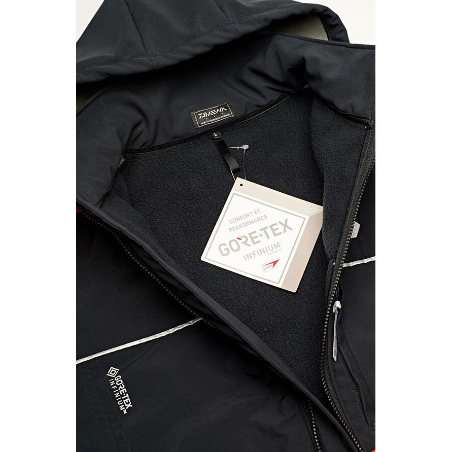 Jacheta DAIWA Infinium Gore-Tex Soft Shell, Black / Blue