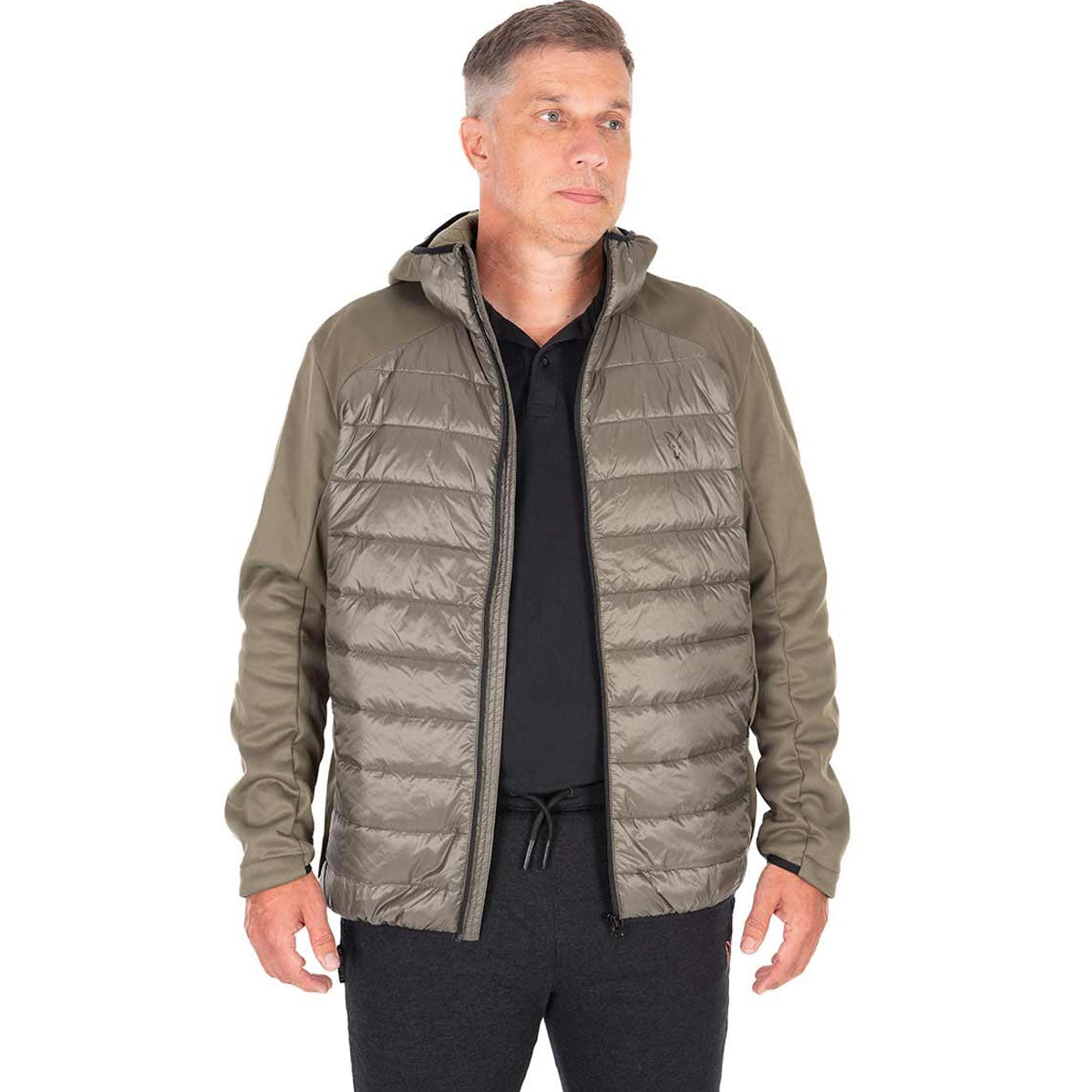 Jacheta FOX Collection Hybrid Jacket, Green / Black
