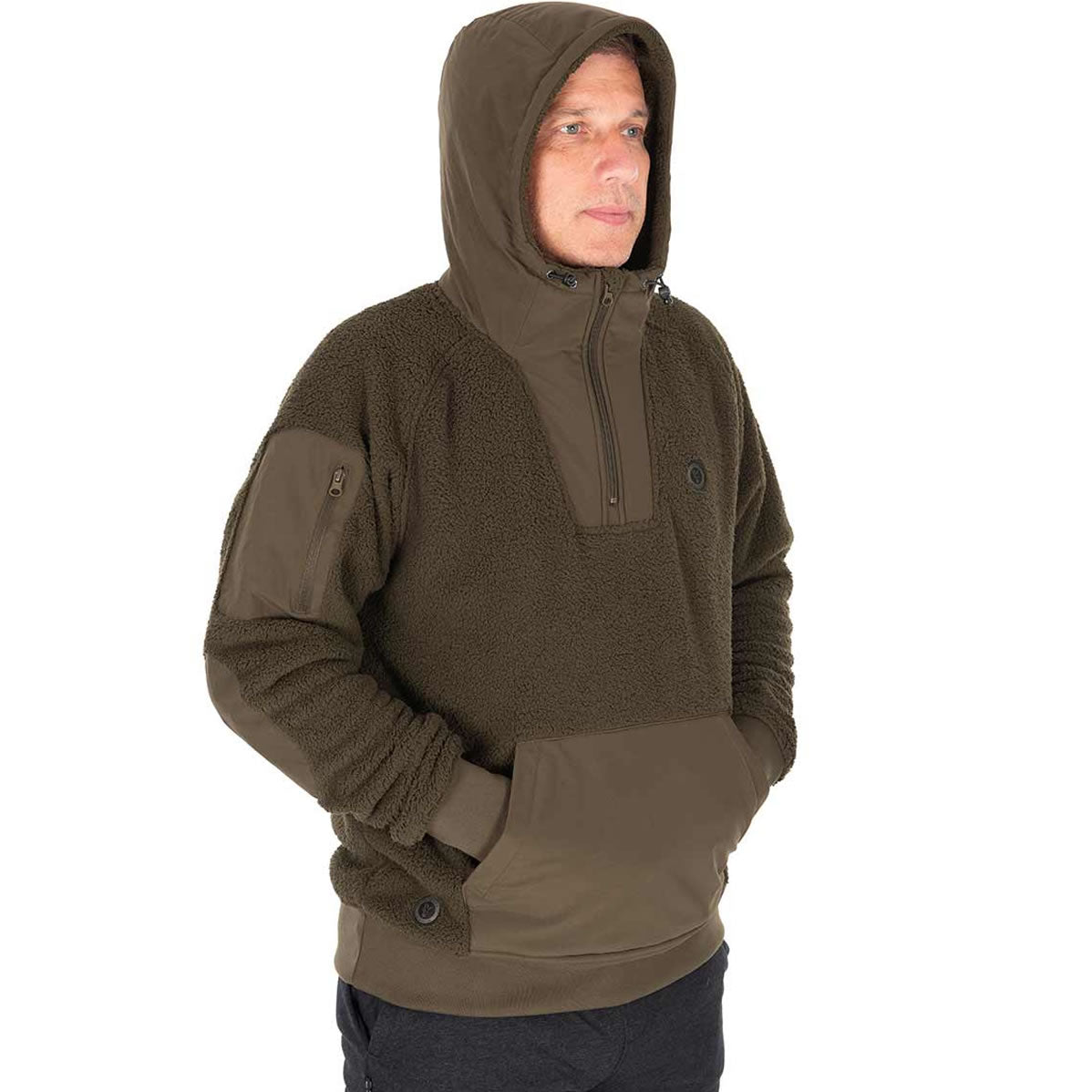 Jacheta FOX Sherpa Hybrid Jacket, Olive