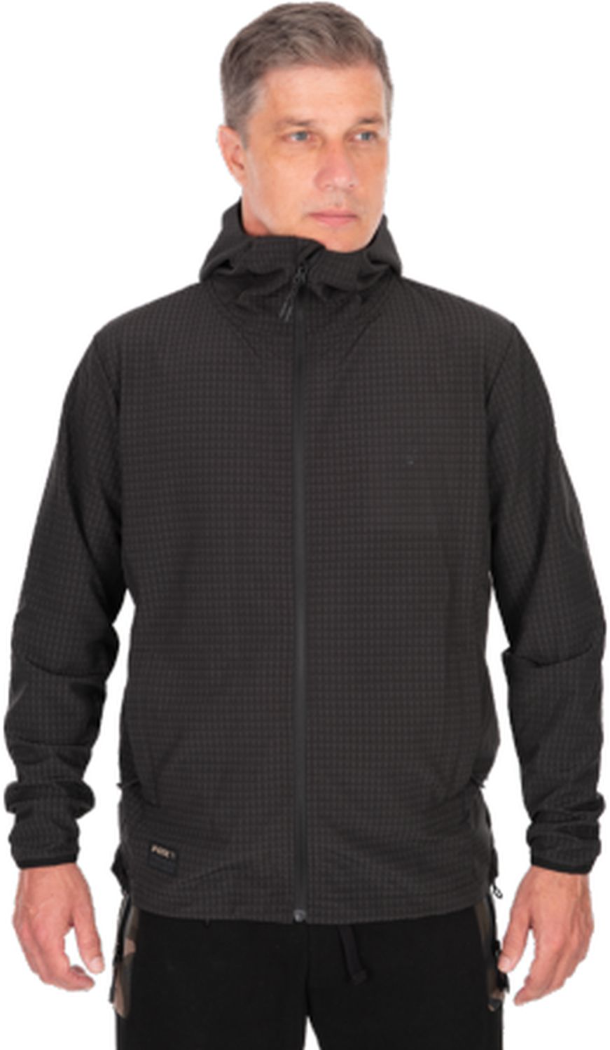 Jacheta Fox Black Premium Mid Layer Jacket