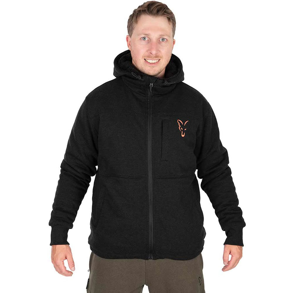 Jacheta Fox Collection Sherpa Jkt Black &amp; Orange