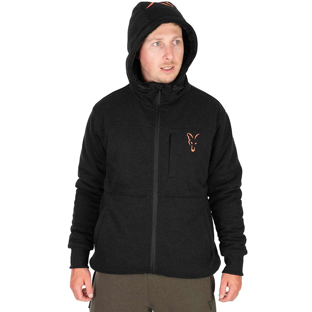 Jacheta Fox Collection Sherpa Jkt Black &amp; Orange