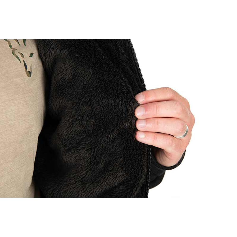 Jacheta Fox Collection Sherpa Jkt Black &amp; Orange