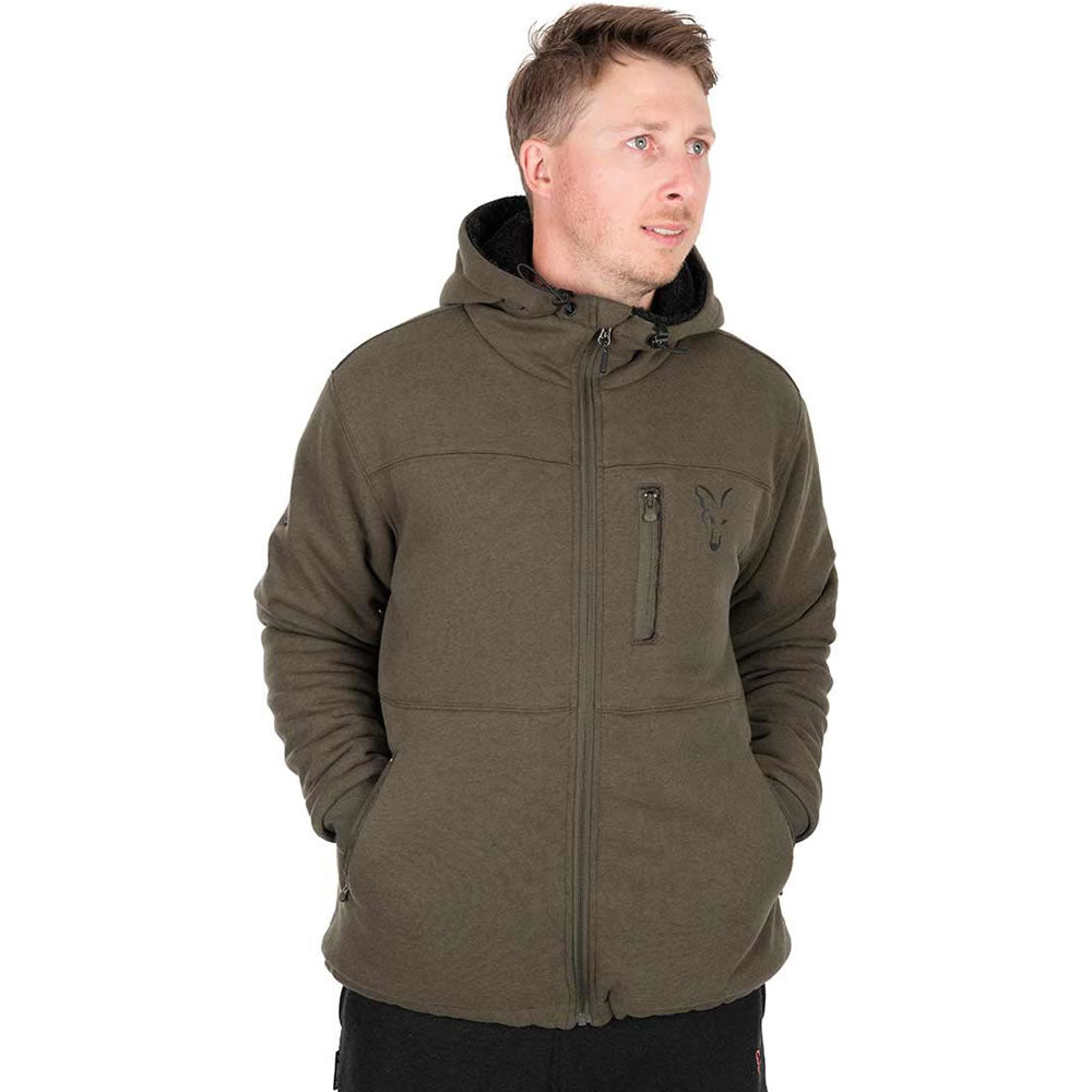 Jacheta Fox Collection Sherpa Jkt Green &amp; Black