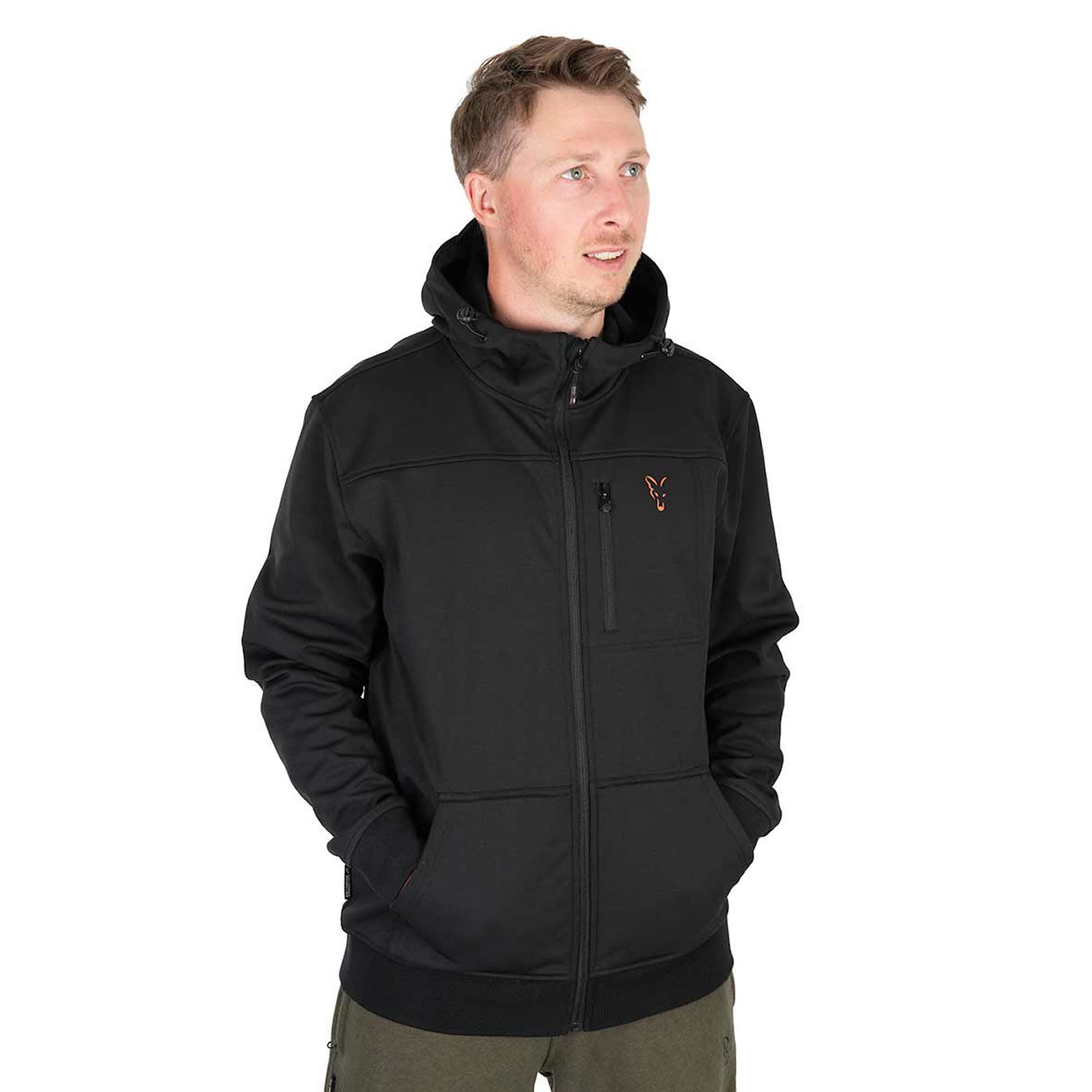 Jacheta Fox Collection Soft Shell Jacket Black &amp; Orange
