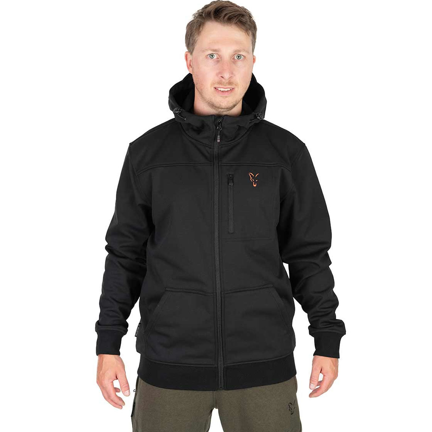 Jacheta Fox Collection Soft Shell Jacket Black &amp; Orange