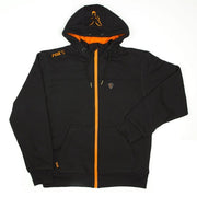 Jacheta Fox Heavy Lined Hoody Black Orange