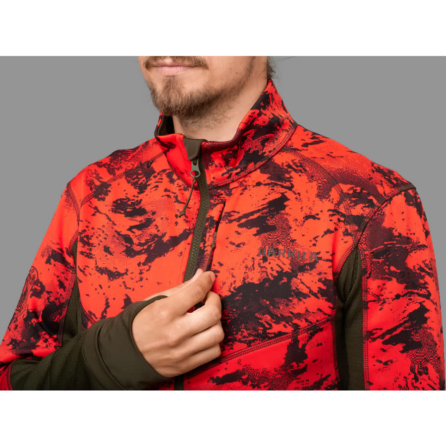 Jacheta HARKILA Fleece Wildboar Pro, Camo Orange Axis
