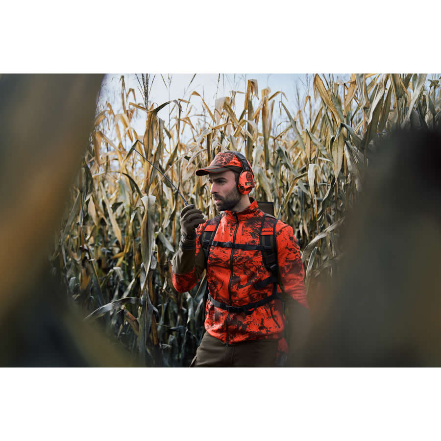 Jacheta HARKILA Fleece Wildboar Pro, Camo Orange Axis