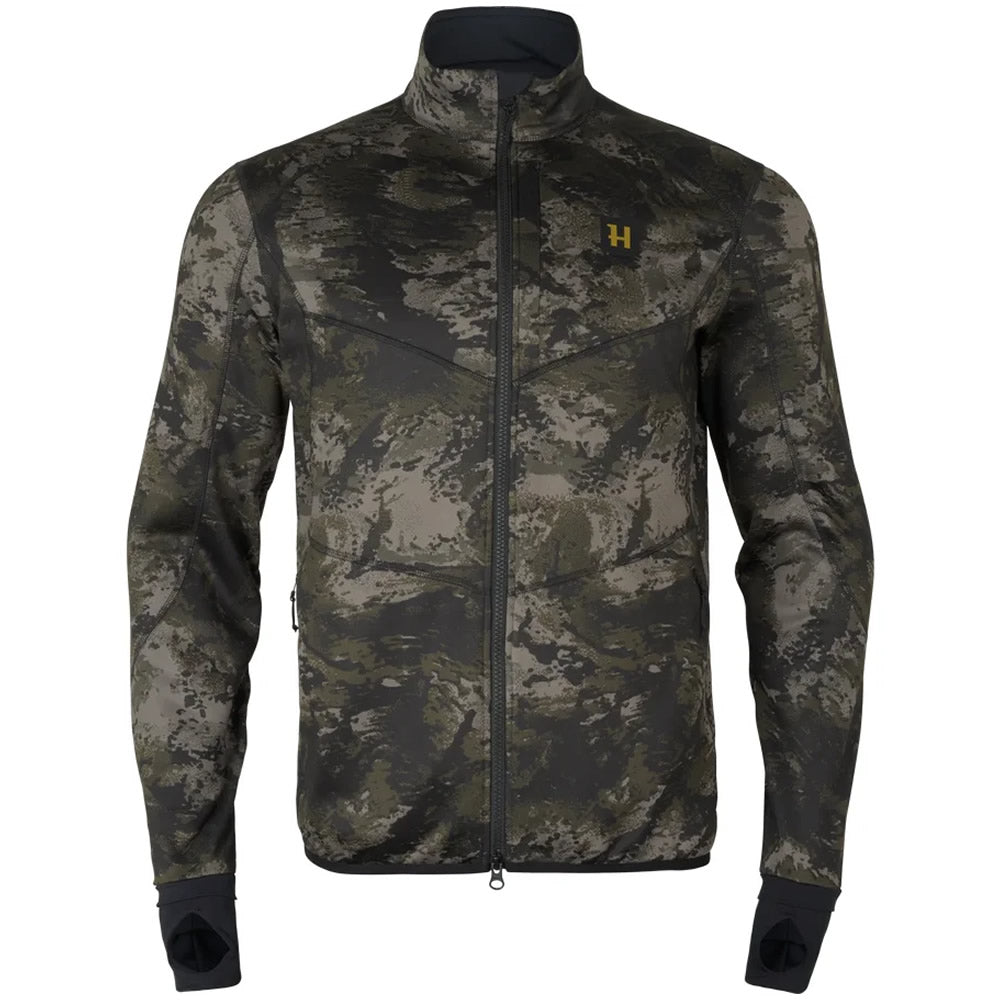 Jacheta HARKILA Noctyx Camo Full Zip Fleece, Black Camo