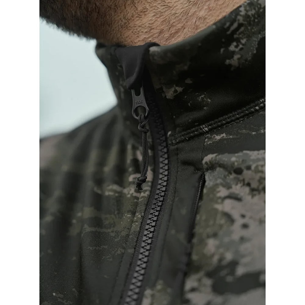 Jacheta HARKILA Noctyx Camo Full Zip Fleece, Black Camo
