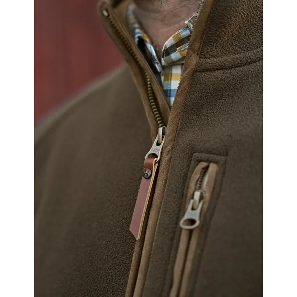 Jacheta HARKILA Sandhem Sherpa Fleece Jacket, Demitasse Brown