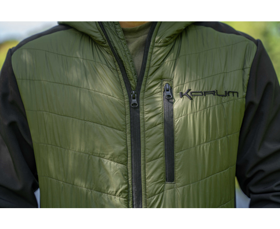 Jacheta Korum Thermashell Jacket, Green-Black