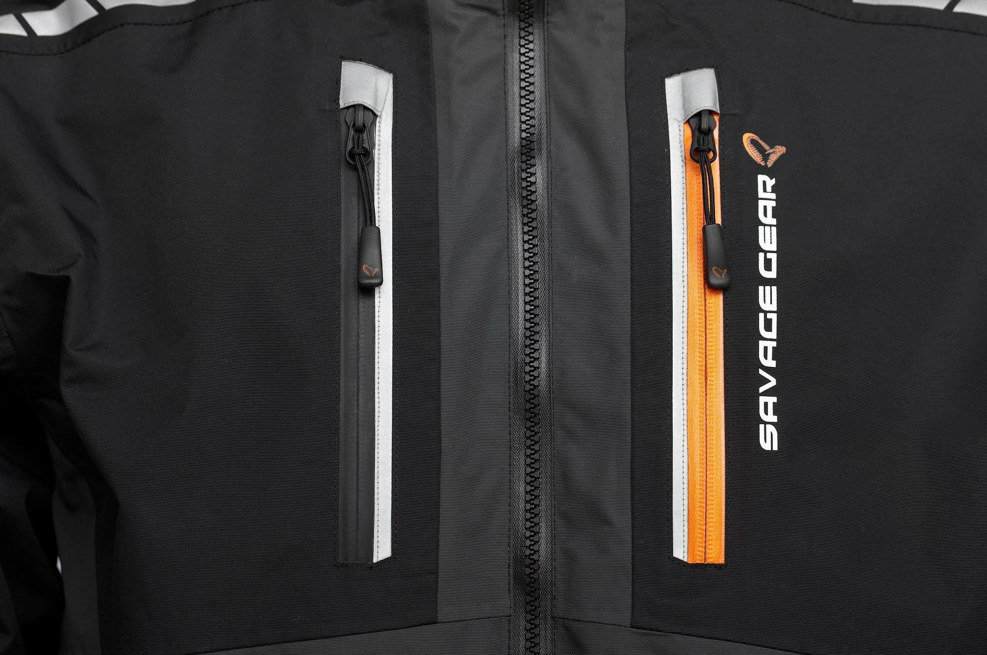 Jacheta SAVAGE GEAR WP Performance Jacket XL, Black-Gray