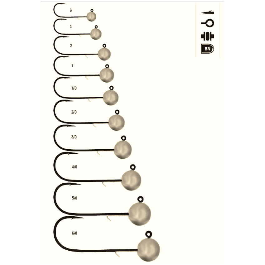 Jig Carlig Mustad Nr.1/0, 5g, 25buc/plic