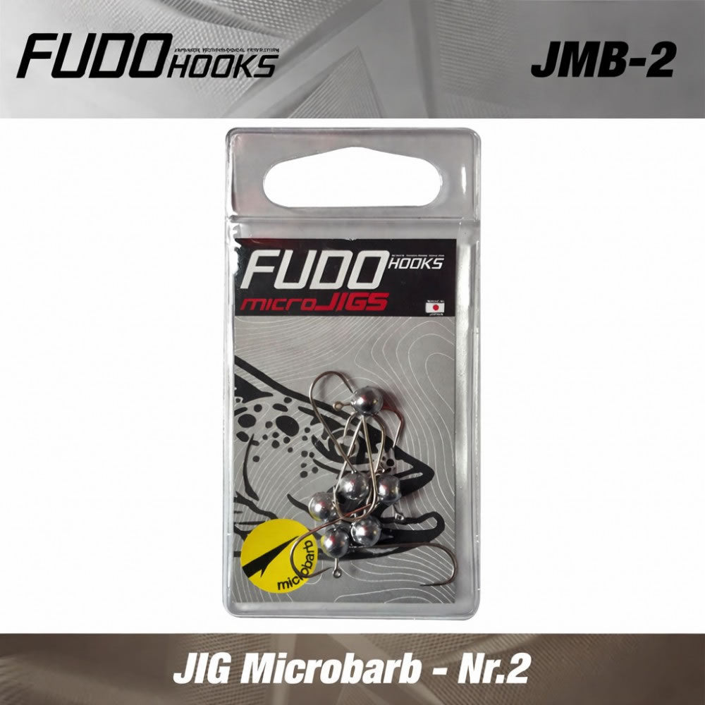 Jig FUDO Microbarb, NR.2 BK (Black Nickel), 2.0g, 5buc/pac