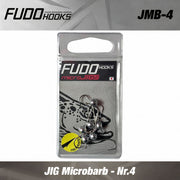 Jig FUDO Microbarb, NR.4 BK (Black Nickel), 1.2g, 6buc/pac