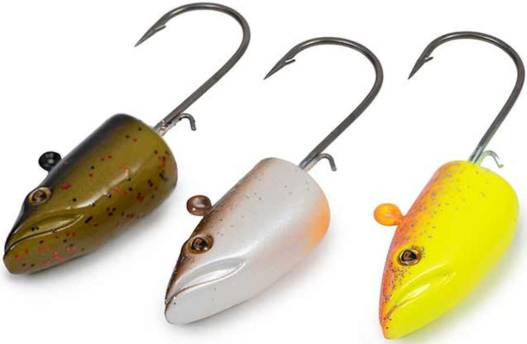 Jig Fox Rage Eel Head, Green Pumpkin, Nr. 2/0, 14g, 4buc/pac 