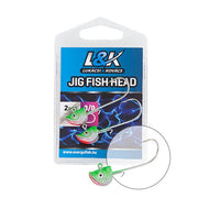 Jig L&amp;K Fish Head 2buc