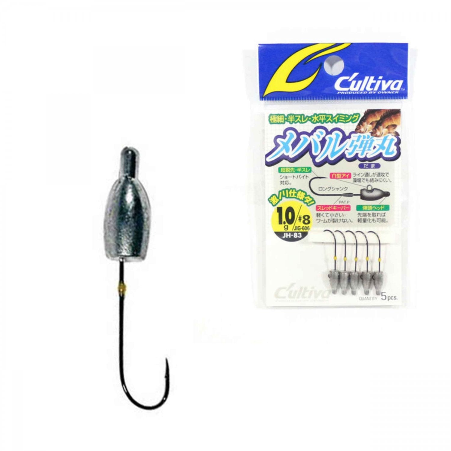 Jig Lestat Cultiva JH-83 No.10 1gr Mebaru Dama Natur 5buc/plic