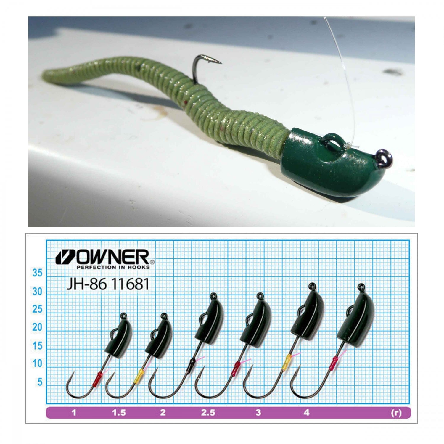 Jig Lestat Cultiva JH-86 No.5 X-Head 4buc/plic