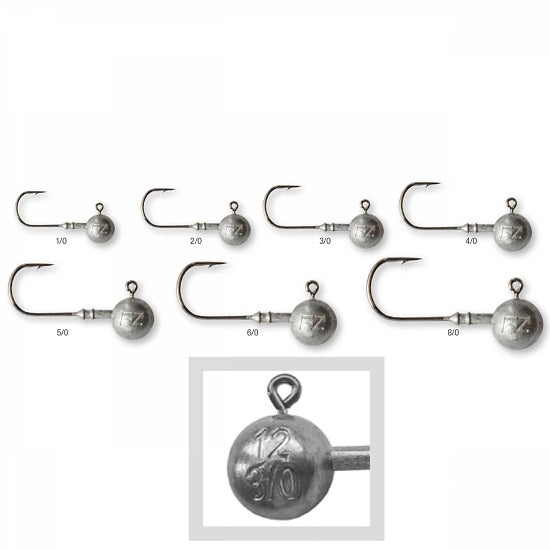 Jig Lestat DAM Effzett Ball Jighead No.6/0 20g 5buc