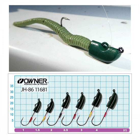 Jig Lestat Owner JH-82G No.12 0.9gr Mebaru Shot