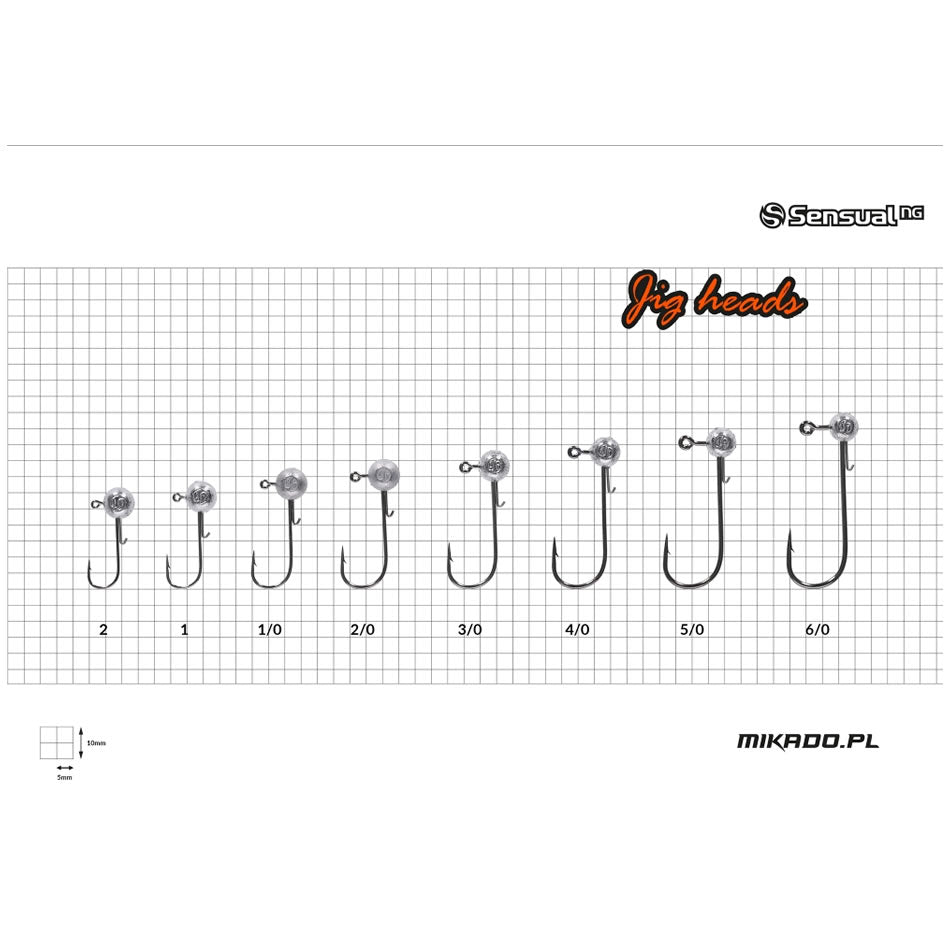 Jig MIKADO Sensual Jig Head BN 3buc