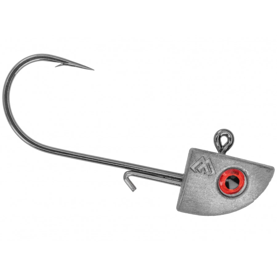 Jig MIKADO Triangular Jaws cu Ochi, Nr. 3/0, 15g, Black Nickel, 3buc/pac